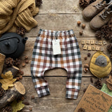 Autumn Plaid Harem Leggings