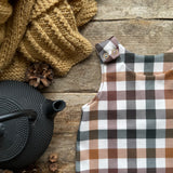 Autumn Plaid Long Romper