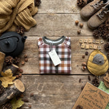 Autumn Plaid Short Set