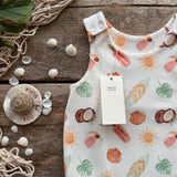 Beach Vibes Footed Romper | Ready To Post