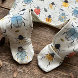 Beetles + Bugs Footed Romper