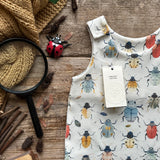 Beetles + Bugs Long Romper