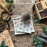 Beetles + Bugs Printed Snood