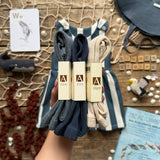 Navy Stripe Bloomer Romper