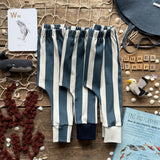 Navy Stripe Harem Leggings | Ready To Post