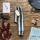 Navy Stripe Harem Leggings