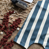 Navy Stripe Short Romper | Ready To Post