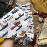 Boats Dribble Bib