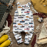 Boats Long Romper