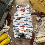 Boats Short Romper