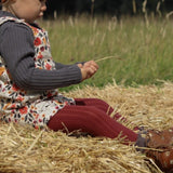 Cotton Rib Tights | Marsala | LAST SIZES