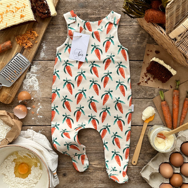PERFECTLY IMPERFECT Footed Romper | Carrots