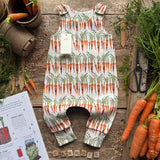Carrot Row Long Romper
