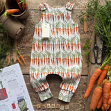 Carrot Row Long Romper