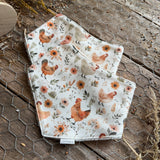 Chicken Meadow Dribble Bib | Stock