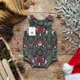 Christmas Night Bloomer Romper