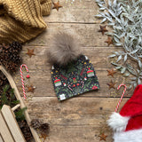 Christmas Night Bobble Hat