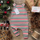 Christmas Stripe Long Romper | SALE