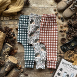 Cinnamon Check Harem Leggings