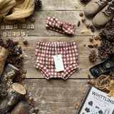 Cinnamon Check Bloomers