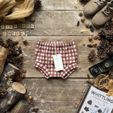 Cinnamon Check Bloomers