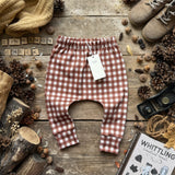 Cinnamon Check Harem Leggings