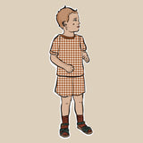 Cinnamon Check Short Set