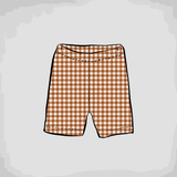 Cinnamon Check Shorts | Stock