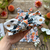 Clementine Blooms Knot Bow Headband