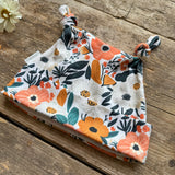Clementine Blooms Knotted Hats