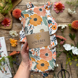 Clementine Blooms Organic Double Gauze Swaddle