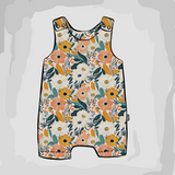 Clementine Blooms Short Romper