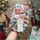 Coastal Stamps Footed Romper