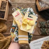 Recycled Cotton Knee Sports Socks | Corn