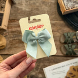 Grosgrain Hair Bow | Wasabi