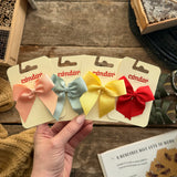 Grosgrain Hair Bow | Poppy