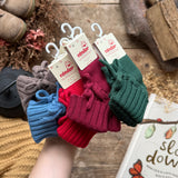 Baby Rib Booties | Bottle Green