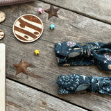 Cosmic Night Knot Bow Headband