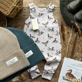 Cream Mallard Long Romper