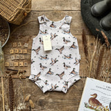 Cream Mallard Bloomer Romper