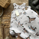 Cream Mallard Knotted Hats