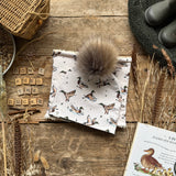 Cream Mallard Printed Snood