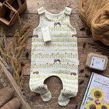 Crop Cycle Footed Romper | Ready To Post