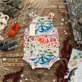 Deep Sea Rainbow Bloomer Romper