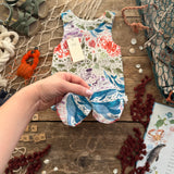 Deep Sea Rainbow Footed Romper
