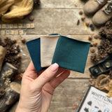 Evergreen Check Knotted Hats