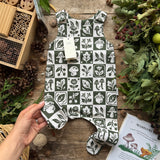 Forager's Quilt Footed Romper