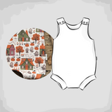 Ghostly Garden Bloomer Romper