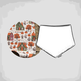 Ghostly Garden Dribble Bib
