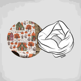 Ghostly Garden Printed Snood
